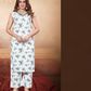 Vaynika White Floral Print Co-ord Set