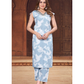 Vaynika Sky Blue Tie Dye  Co-ord Set
