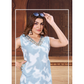 Vaynika Sky Blue Tie Dye  Co-ord Set