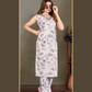 Vaynika White Tropical Leaf Printed Co-ord Set