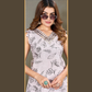 Vaynika White Tropical Leaf Printed Co-ord Set