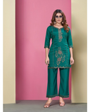 Vaynika Teal Green Classic 2PCS Set