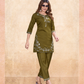 Vaynika Mehndi Subtle Thread Detailing 2PCS Set For Women