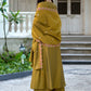 Vaynika Elegant Mustard Olive Green Embroidered 3-piece set for women