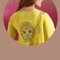 Vaynika Lime Yellow Floral Embroidered 3-piece