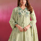 Vaynika Pestal Green Floral Embroidered 3-piece