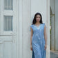 Vaynika Light Blue Floral Motif Co-ord Set