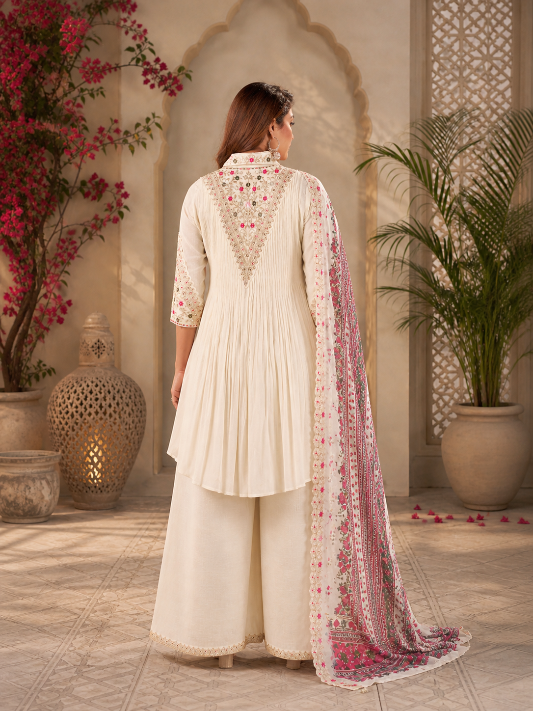Vaynika White Luxe designer 3-piece set