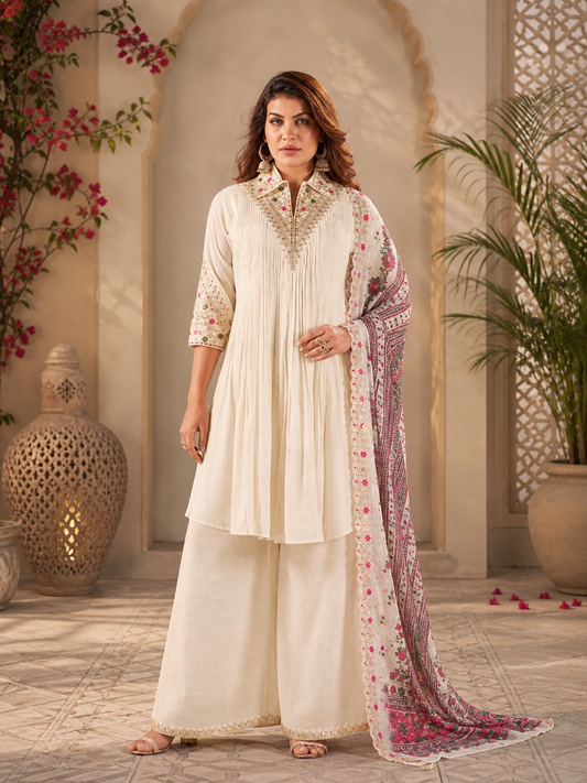 Vaynika White Luxe designer 3-piece set